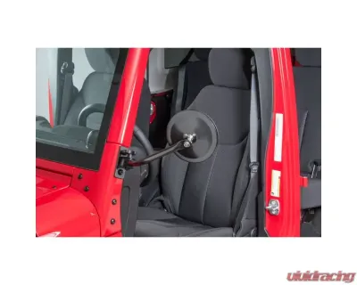 Quadratec Quick Release Mirror Movers with Round Head for Jeep Wrangler 1997-2018 - 13111 0411 PIC